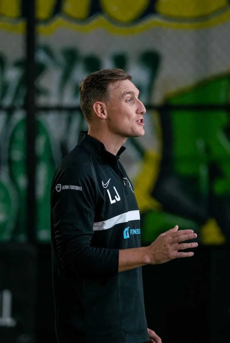 Lee Jones coaching at Joner Football