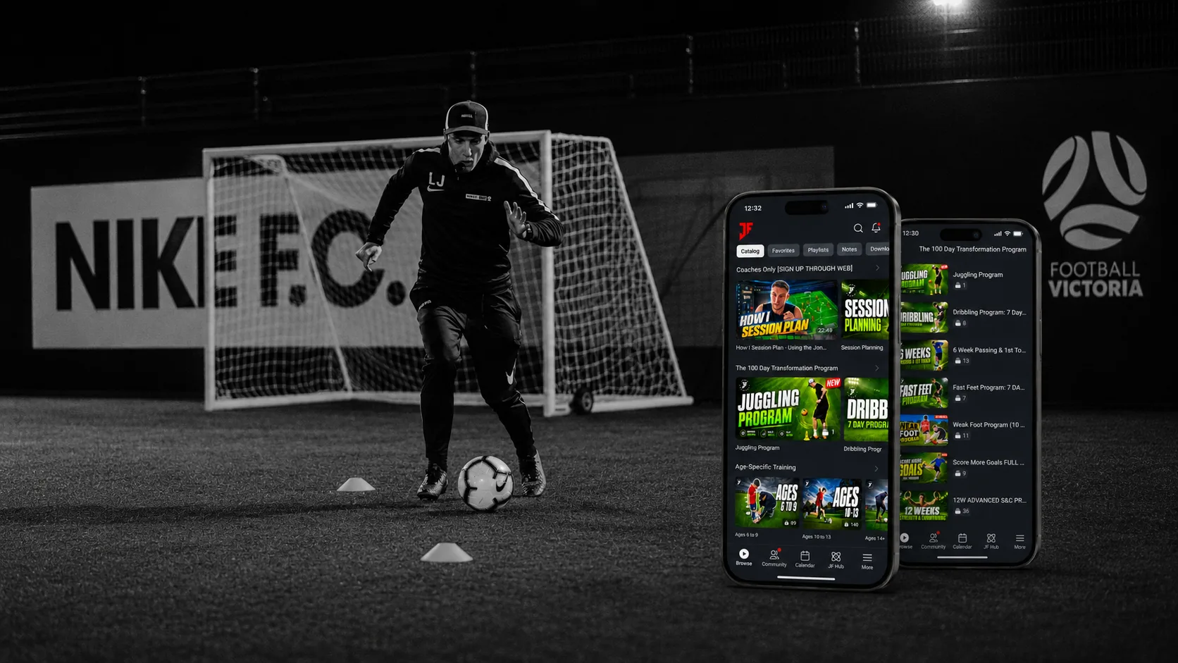 Joner Football App drill library