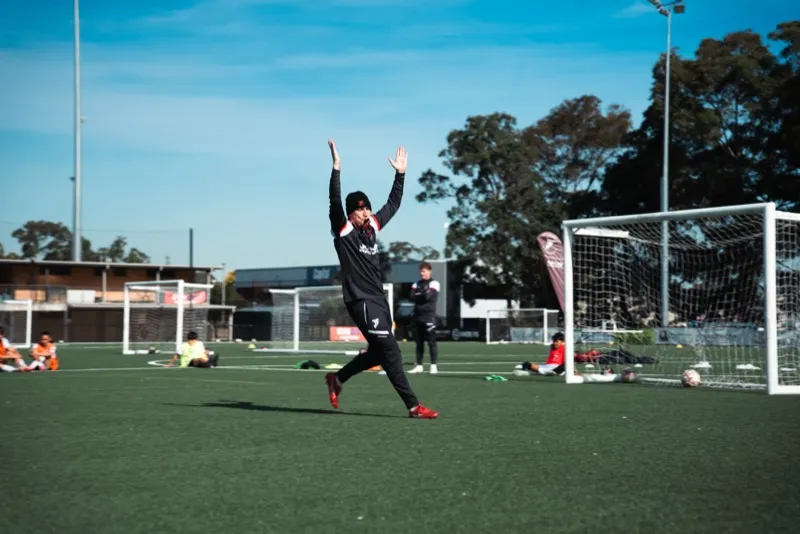 Joner Football training camp in Dallas, Texas