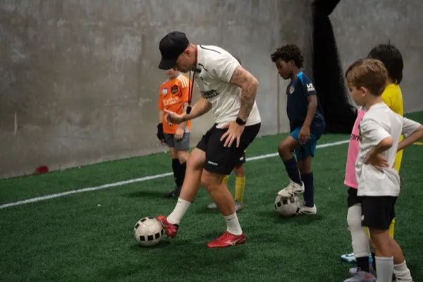 Joner Football training camp action photo 7