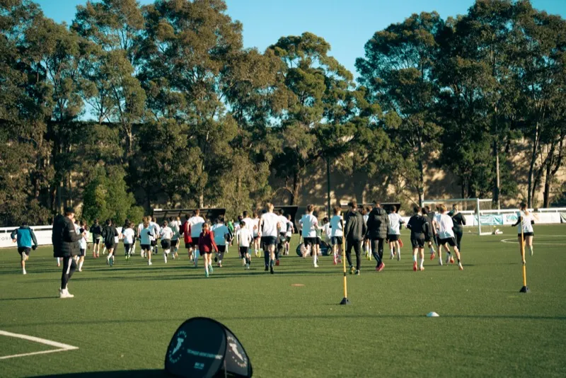 Joner Football elite training camp in Los Angeles, California