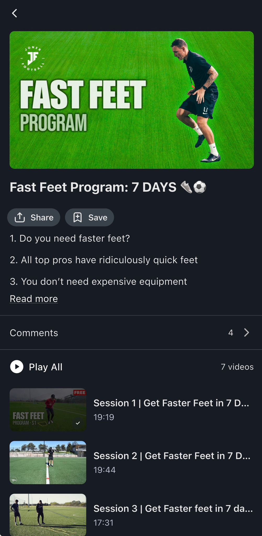 Fast Feet Program