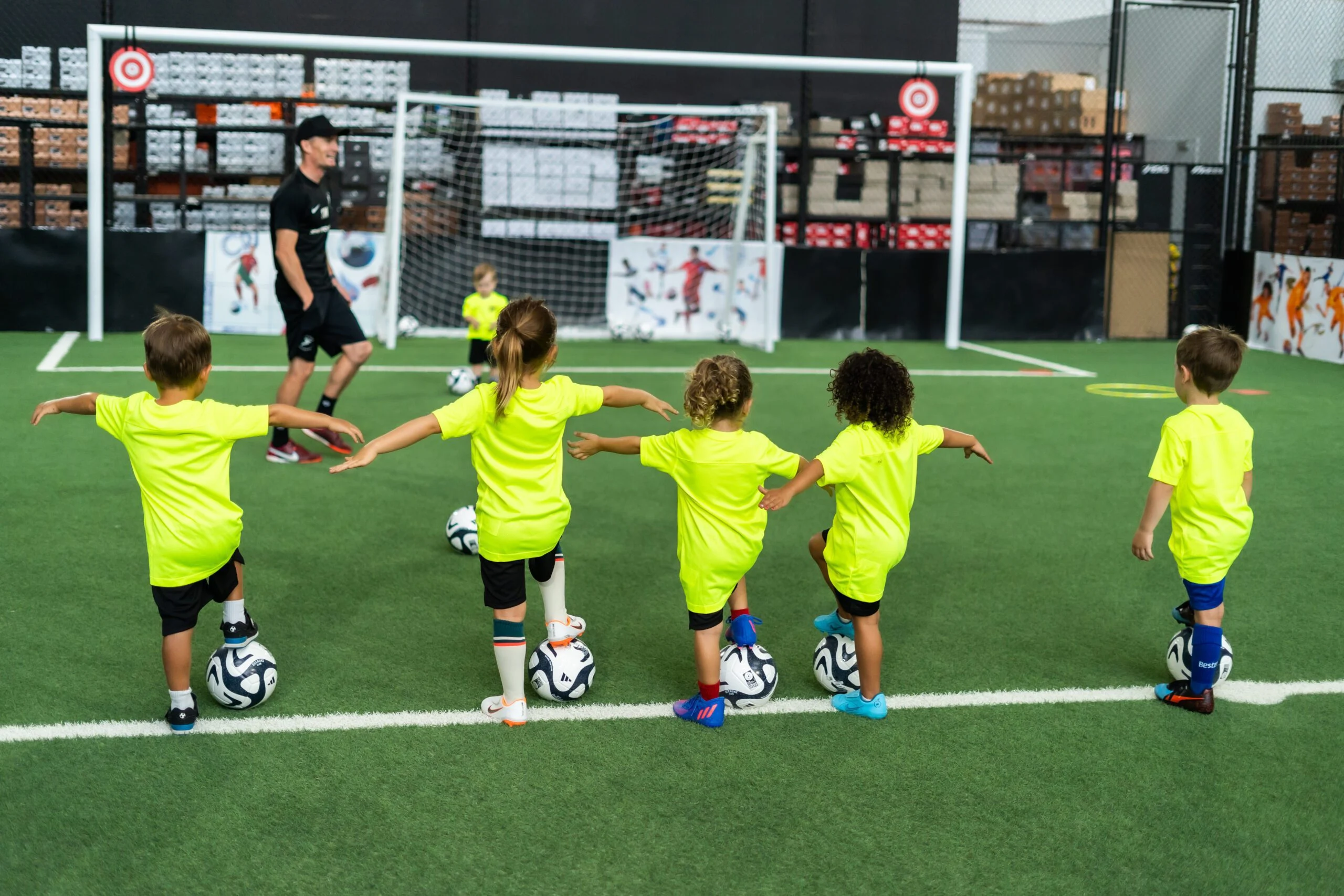 Joners Juniors training at Joner Football HQ