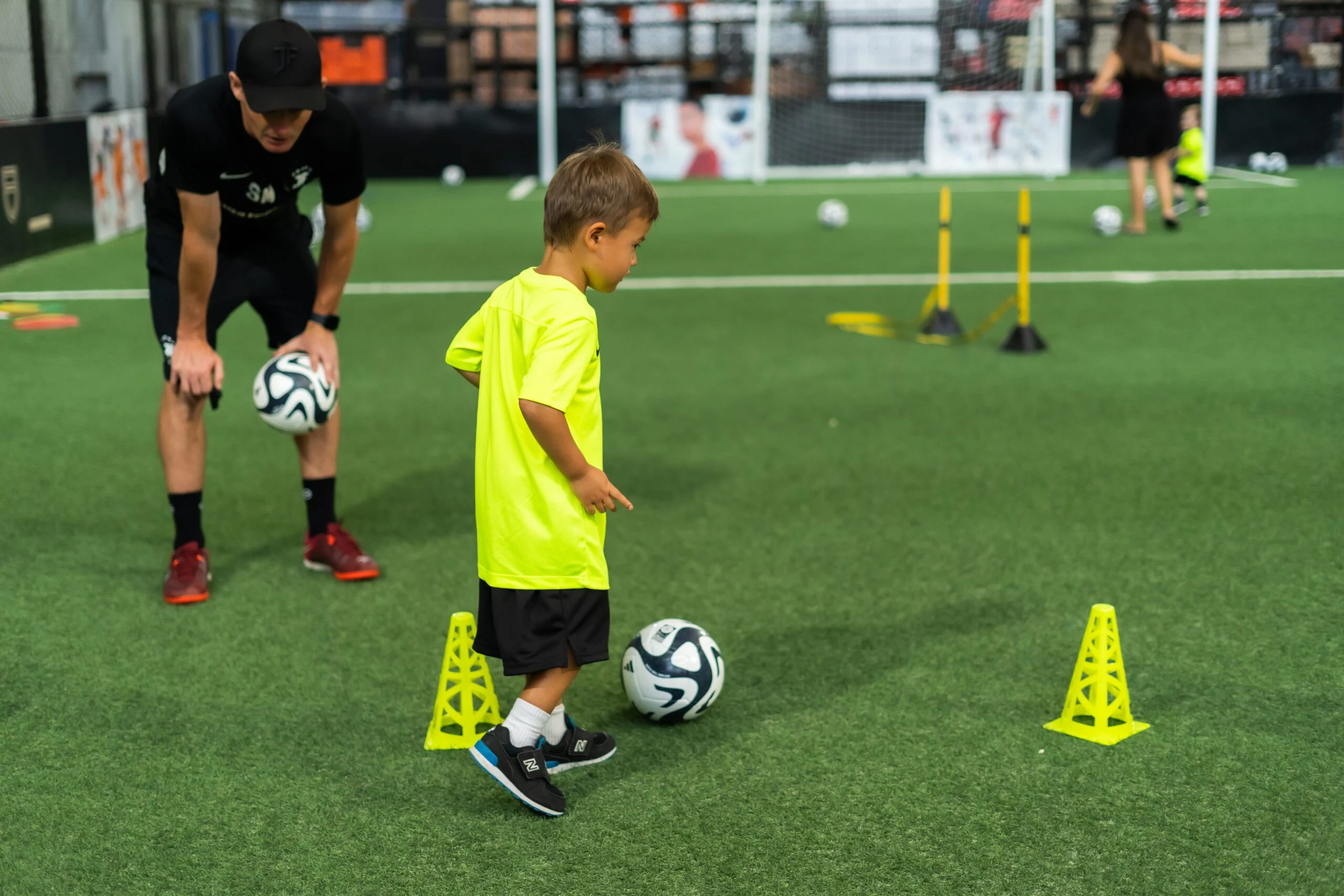 Kids football training at Joner Football HQ